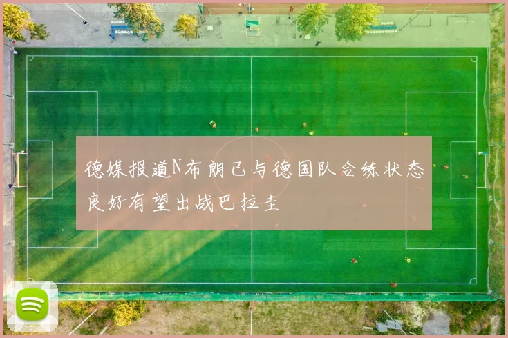 德媒报道N布朗已与德国队合练状态良好有望出战巴拉圭